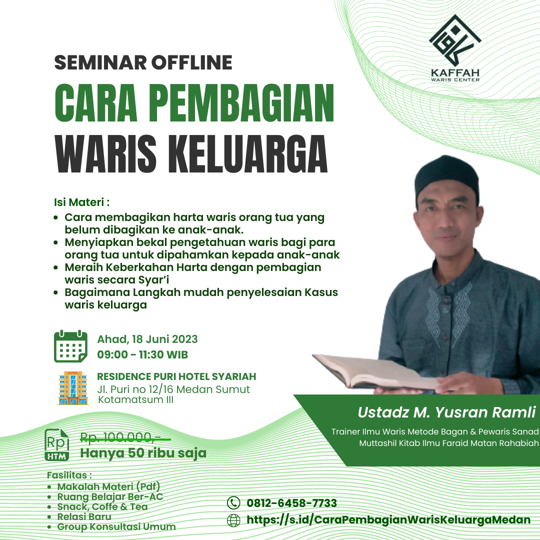 Belajar Ilmu Waris Di Medan