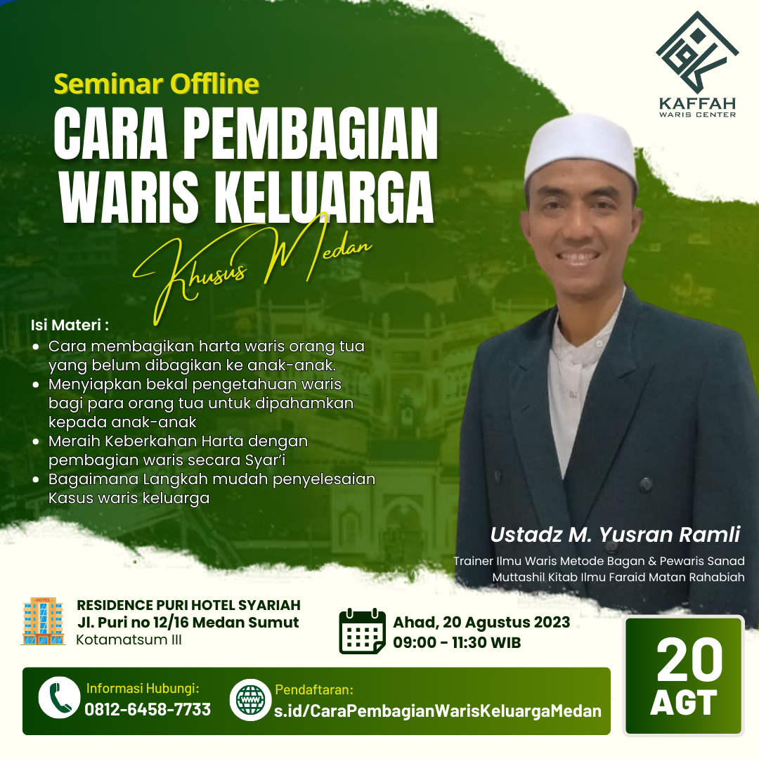 Belajar Hukum Waris Islam di Kota Medan